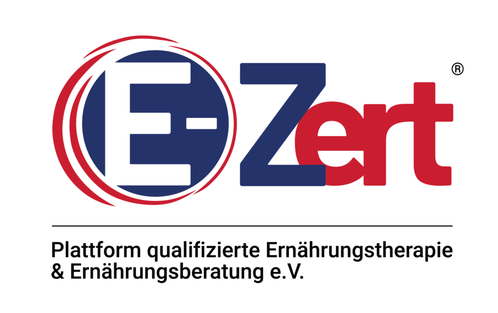 E-Zert Markenlogo für zertifizierte Ernährungstherapie und Ernährungsberatung